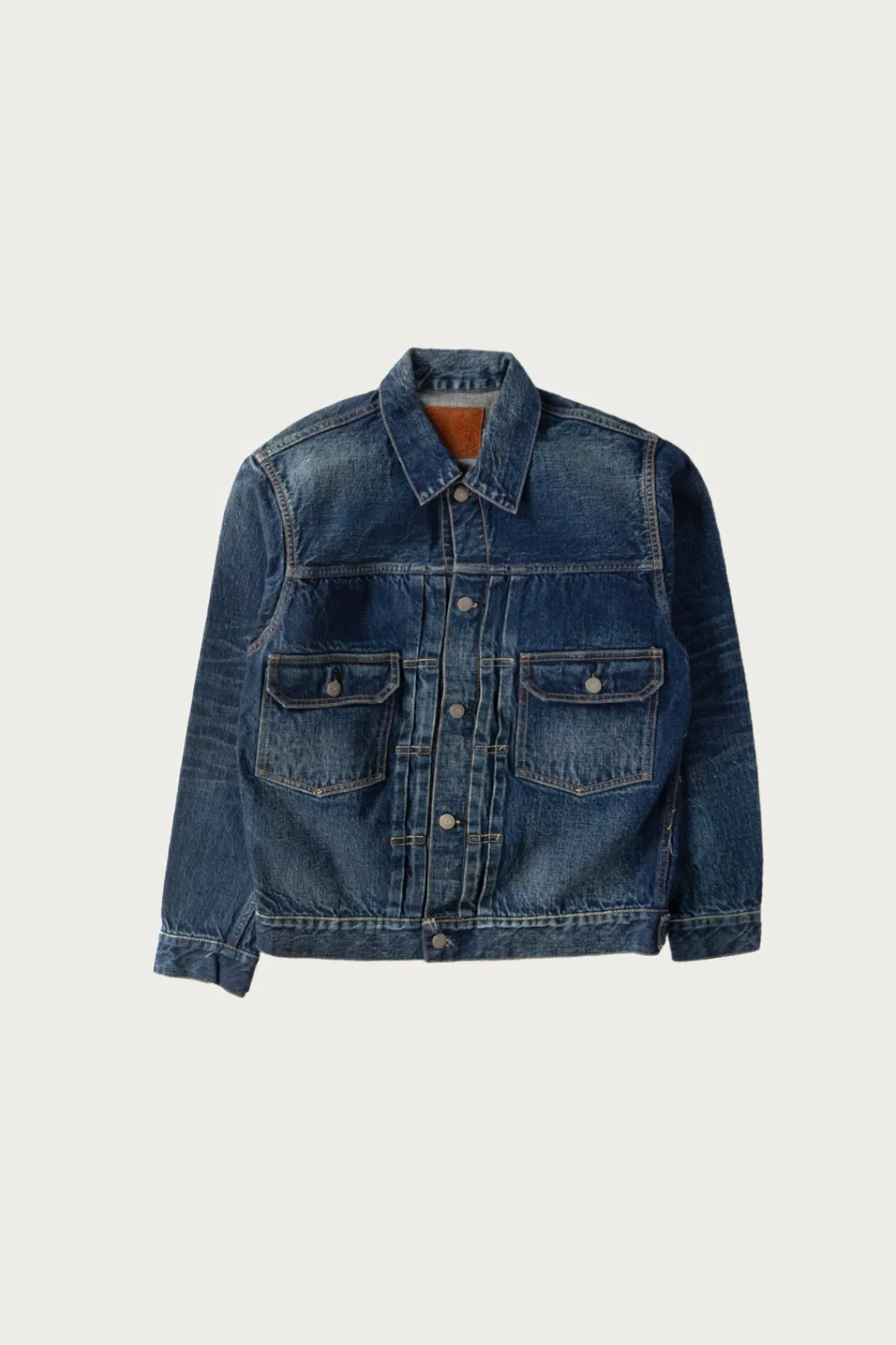 Fullcount 2016-2102 - "More Than Real" Type 2 Denim Jacket - Indigo Blue< Coats, Jackets, And Vests