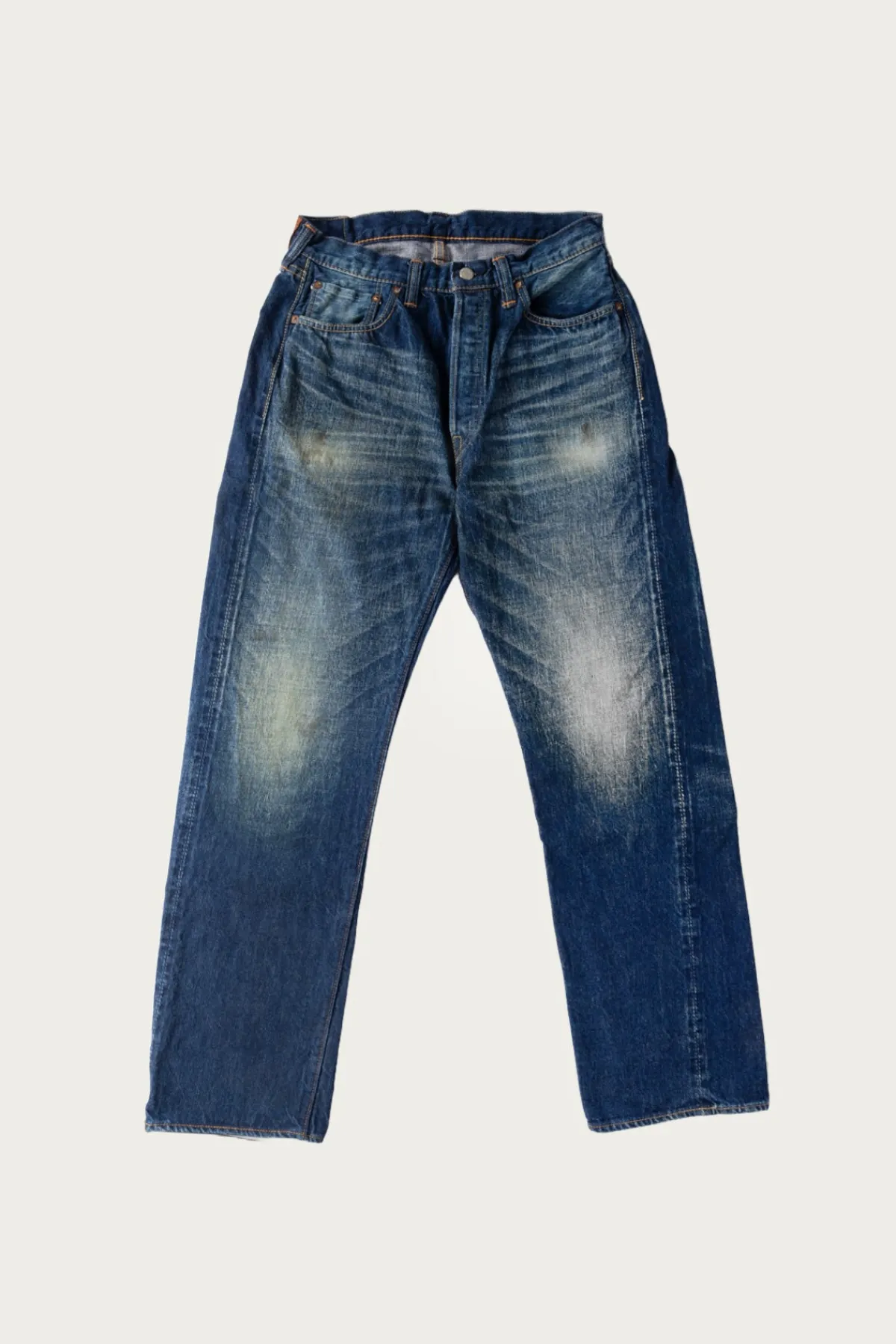 Fullcount 1344-0105 - "More Than Real" Wide Denim - Indigo Blue< Denim