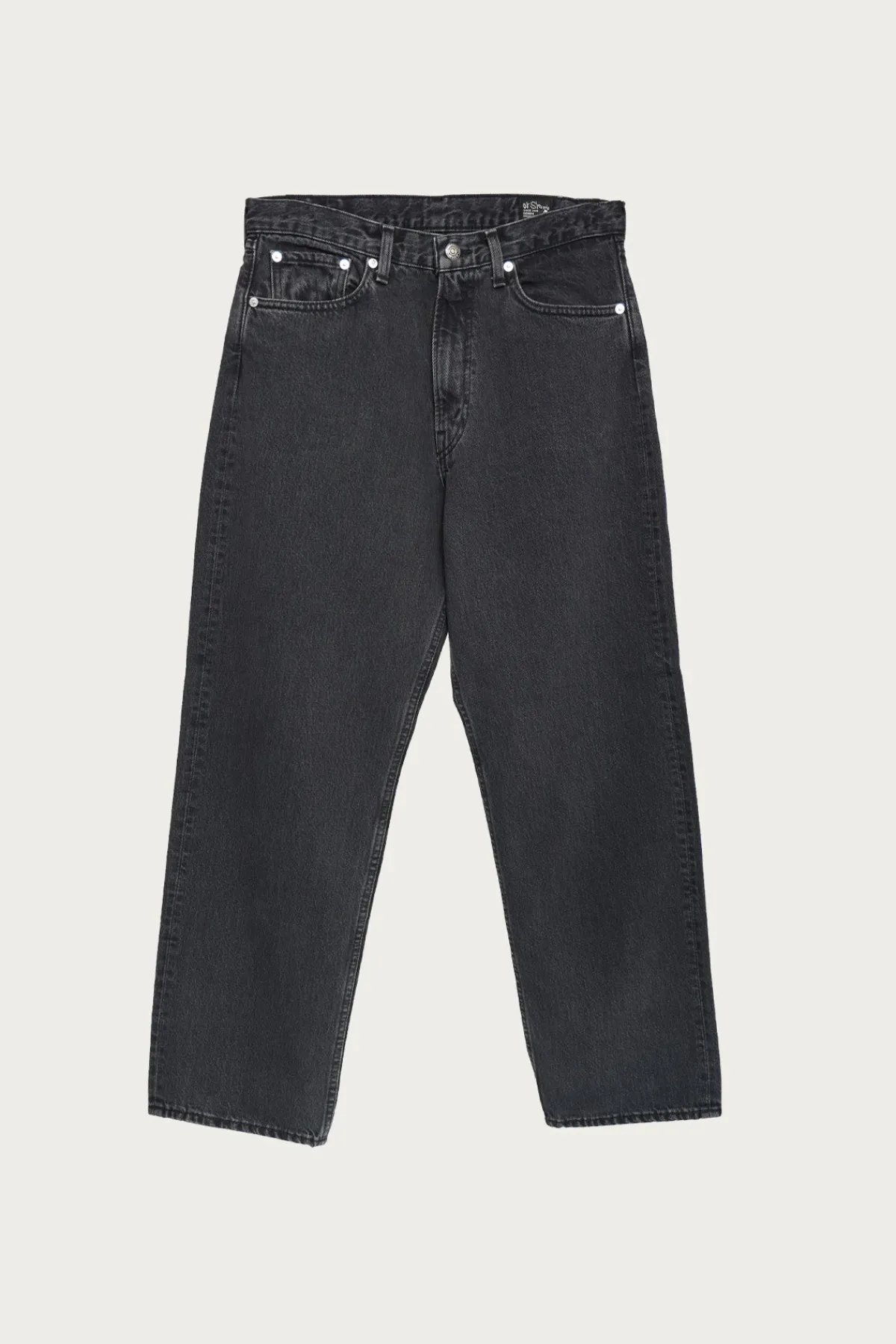 orSlow 101 Dad's Fit Denim - Black Denim Stone< Denim