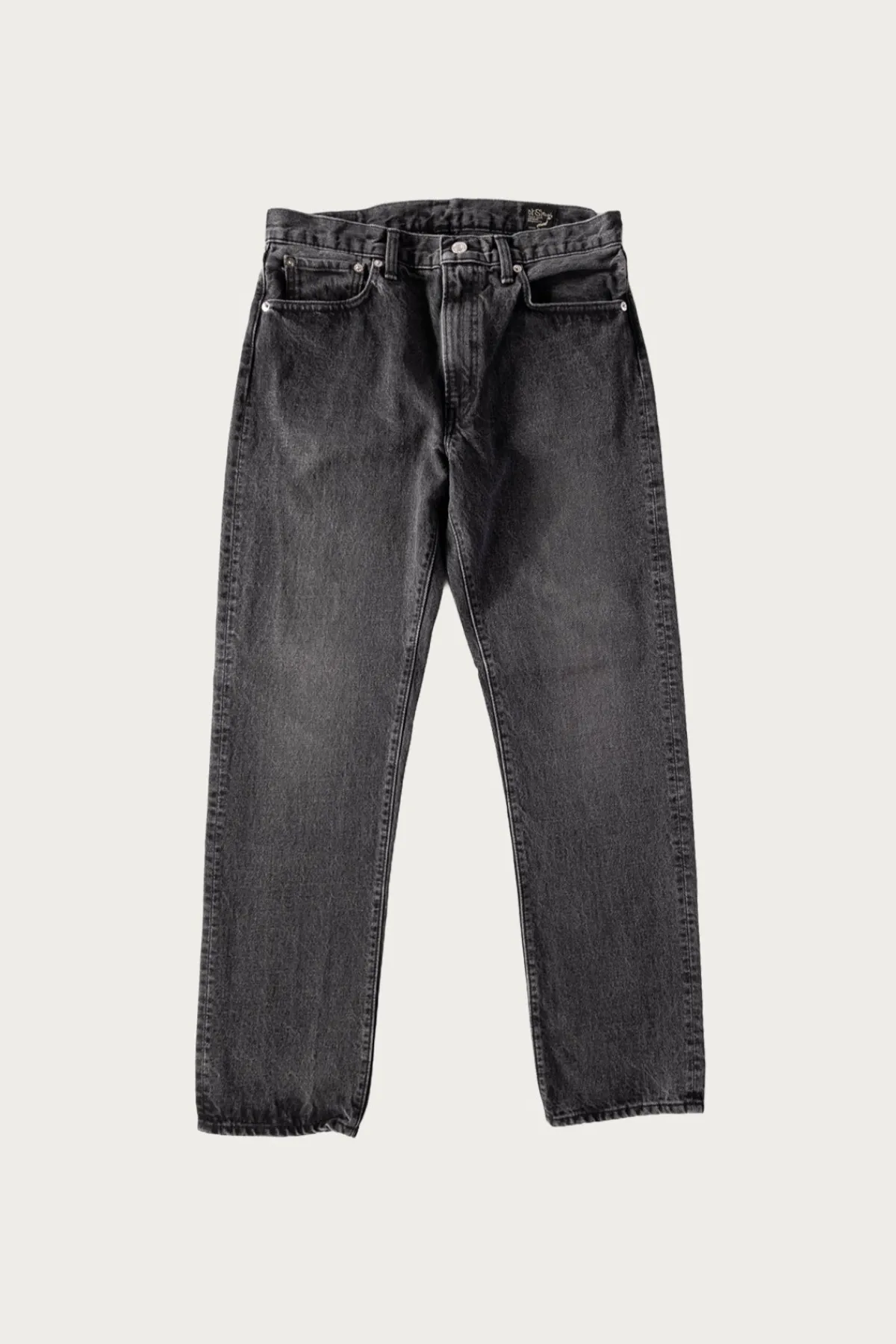 orSlow 107 Ivy Denim - Black Denim Stone< Denim