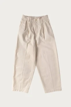 Kapital 36/2 Westpoint Chino ZOOT Trouser(Mens) - Natural< Pants