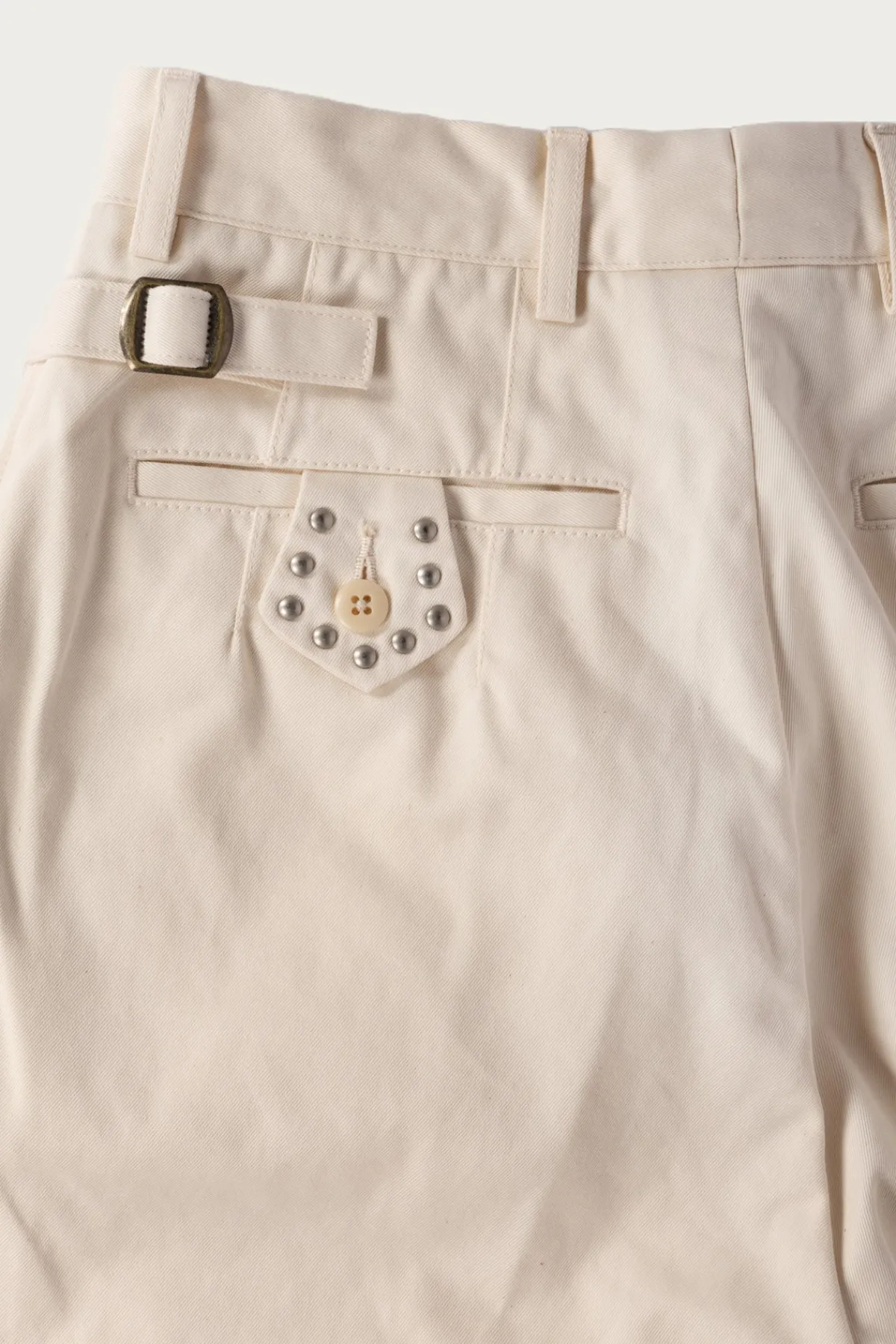 Kapital 36/2 Westpoint Chino ZOOT Trouser(Mens) - Natural< Pants