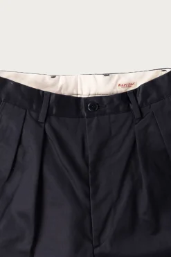 Kapital 36/2 Westpoint Chino ZOOT Trouser(Mens) - Navy< Pants