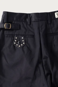 Kapital 36/2 Westpoint Chino ZOOT Trouser(Mens) - Navy< Pants