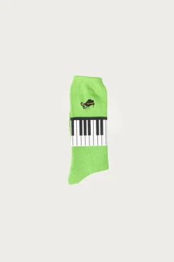 Kapital 84 Yarns PIANO Embroidery Socks - Light Green< Accessories