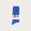 Kapital 84 Yarns PIANO Embroidery Socks - Blue< Accessories