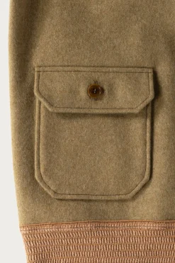 Warehouse & Co. A-1 Style Wool Jacket - OD Green< Coats, Jackets, And Vests