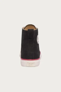 P.F. Flyers All-American Hi - Black/Crimson< Footwear