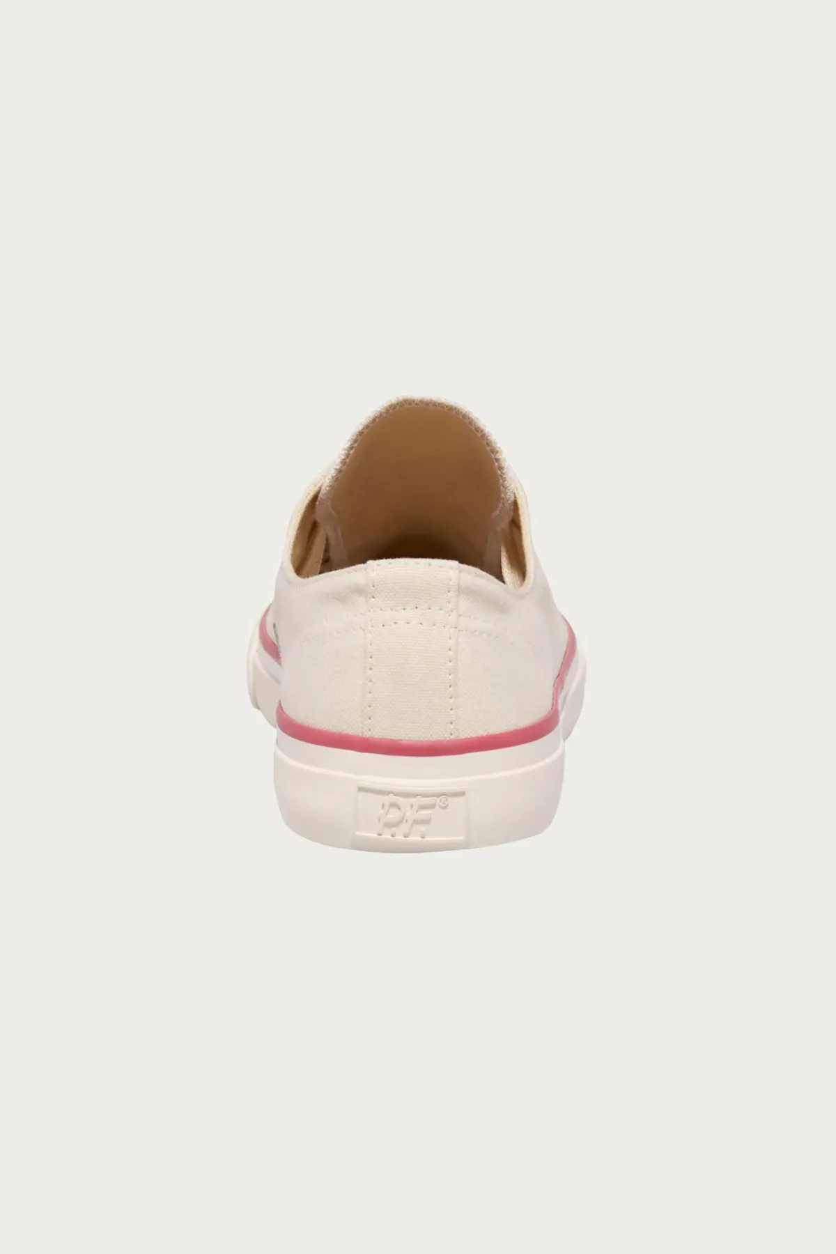 P.F. Flyers All-American Lo - Antique White/Crimson< Footwear
