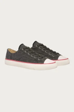 P.F. Flyers All-American Lo - Black/Crimson< Footwear