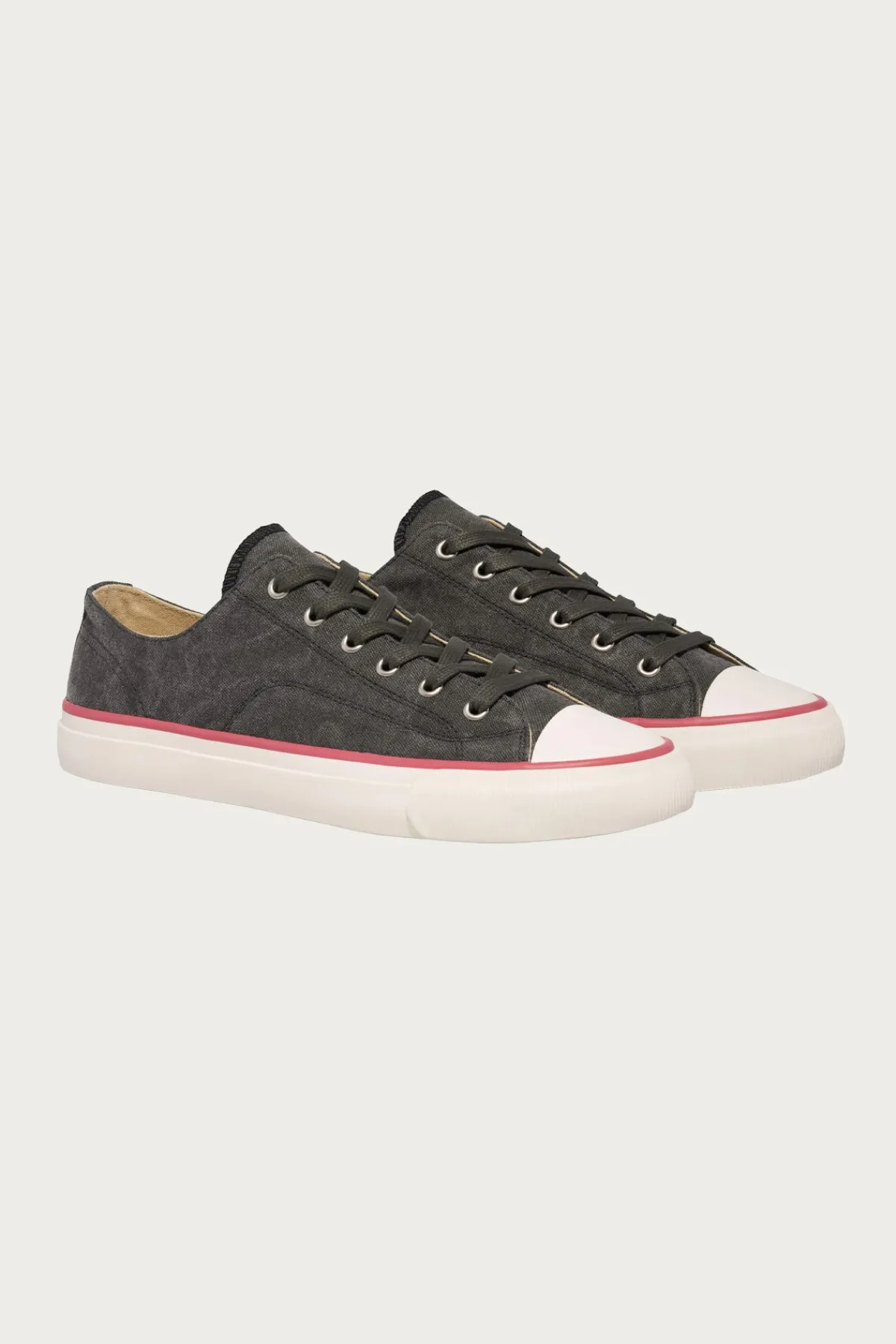 P.F. Flyers All-American Lo - Black/Crimson< Footwear