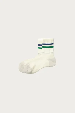 Rototo Allrounder "2 Stripe Merino Crew" - Blue/Green< Accessories