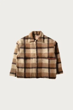 Monostereo Barn Jacket - Brown Plaid< Shirts
