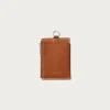 Niceness Bay Ray Zip Card Case - Cognac< Accessories