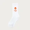 Beams Japan Beams Logo Socks - White/Orange< Accessories