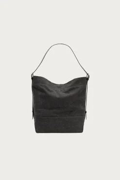 Lemaire Belted Tote Bag - Ash Black< Accessories