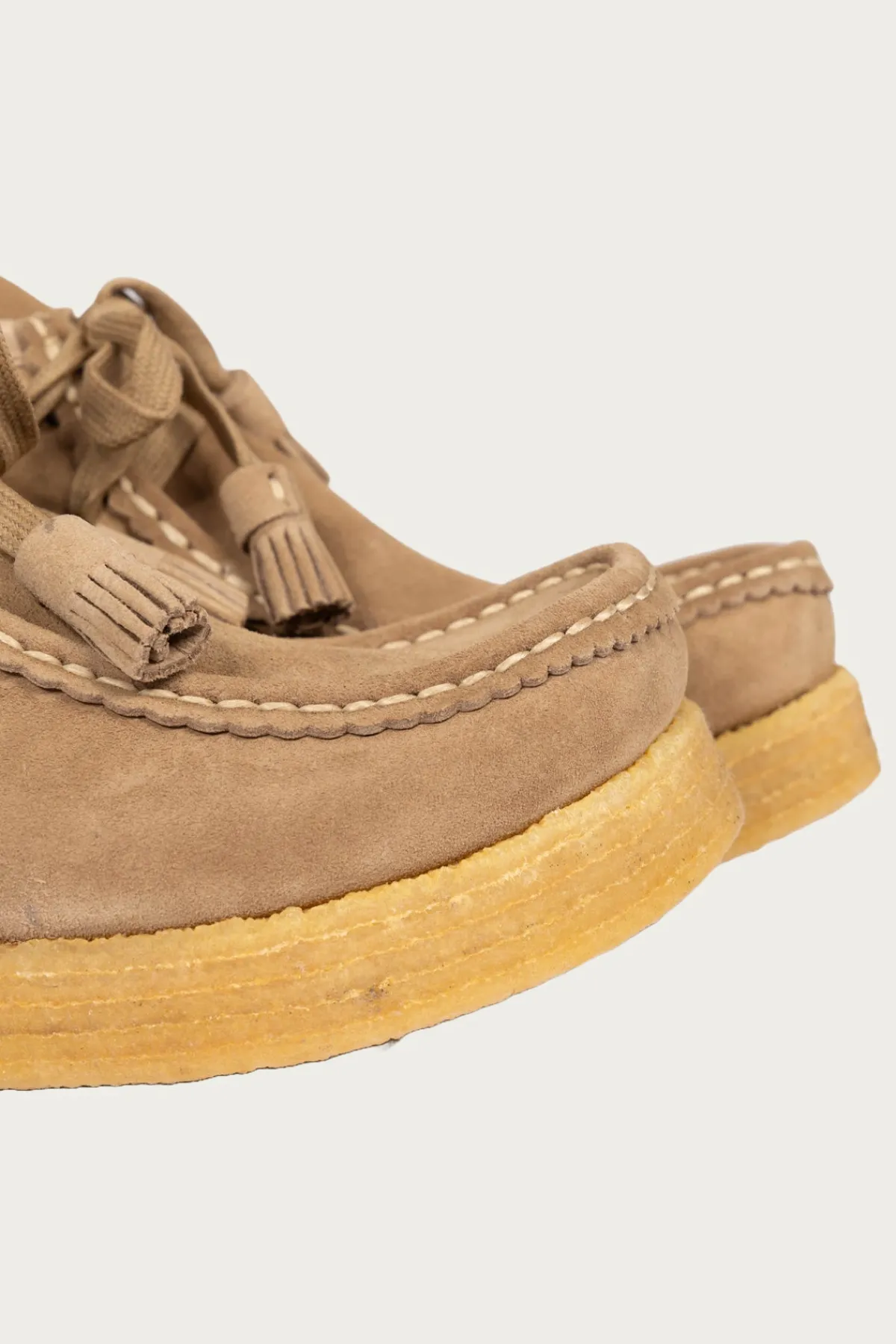Visvim Beuys Trekker-Folk (SS25) - Sand< Footwear