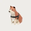 Beams Japan Bog Craft Paper Toy - Akita Dog< Homegoods