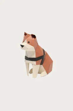 Beams Japan Bog Craft Paper Toy - Akita Dog< Homegoods
