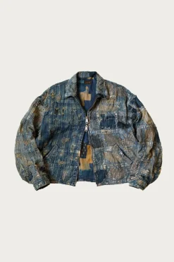 Kapital BORO T-Back Drizzler JKT - Indigo< Coats, Jackets, And Vests