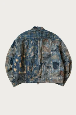 Kapital BORO T-Back Drizzler JKT - Indigo< Coats, Jackets, And Vests