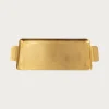 Puebco Brass Rectangle Tray< Homegoods