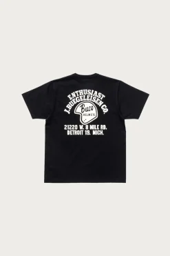 The Real McCoys Buco Tee/Enthusiast - Black< Tees And Sweats