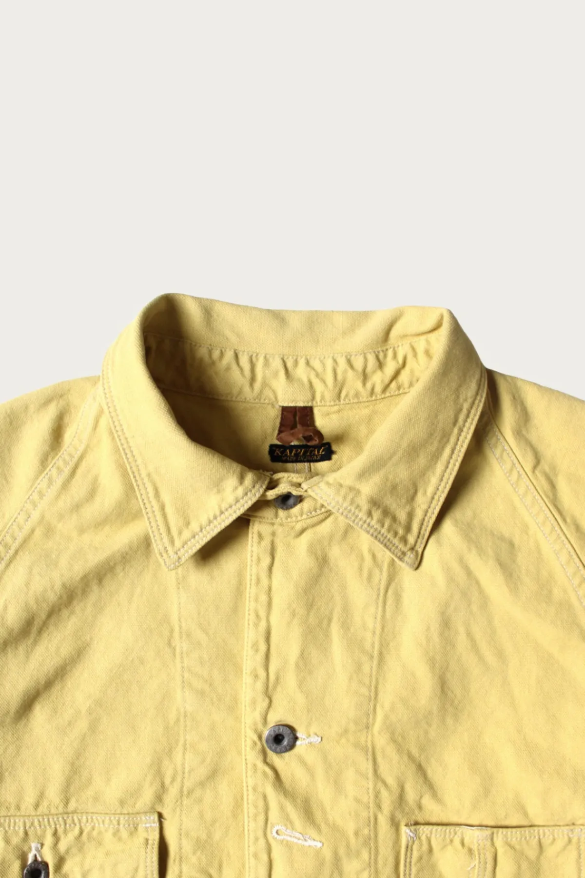Kapital Canvas CATCUS Coverall - Yellow< Coats, Jackets, And Vests