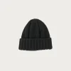 Beams Plus Cashmere Rib Watch Cap - Black< Accessories