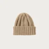 Beams Plus Cashmere Rib Watch Cap - Camel< Accessories
