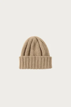 Beams Plus Cashmere Rib Watch Cap - Camel< Accessories