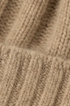 Beams Plus Cashmere Rib Watch Cap - Camel< Accessories
