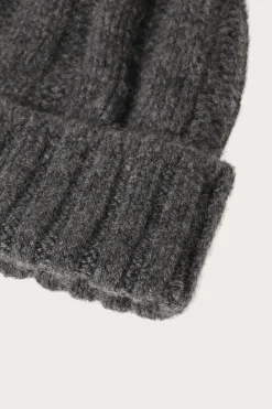 Beams Plus Cashmere Rib Watch Cap - Charcoal< Accessories