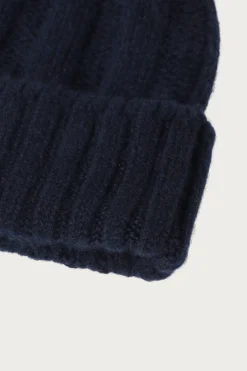 Beams Plus Cashmere Rib Watch Cap - Navy< Accessories