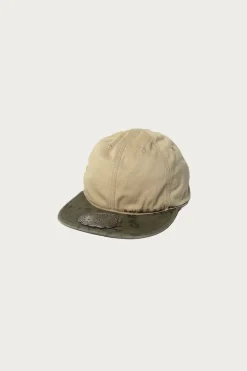 Kapital Chino Brim Field Cap - Beige< Accessories