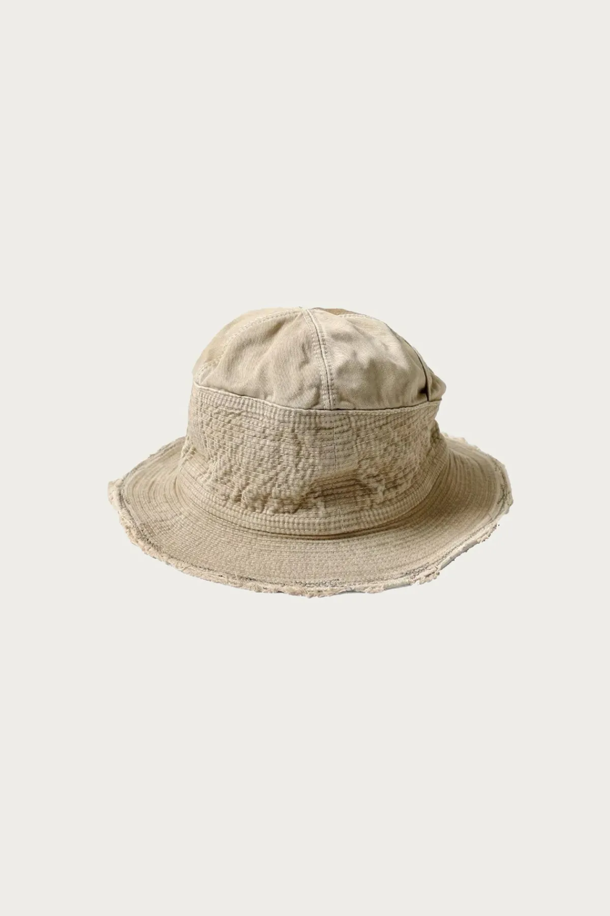Kapital Chino THE OLD MAN AND THE SEA HAT (CRASH REMAKE) - Beige< Accessories