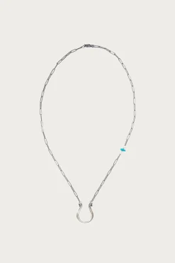 North Works Coin Horseshoe and Turquoise Necklace< Accessories