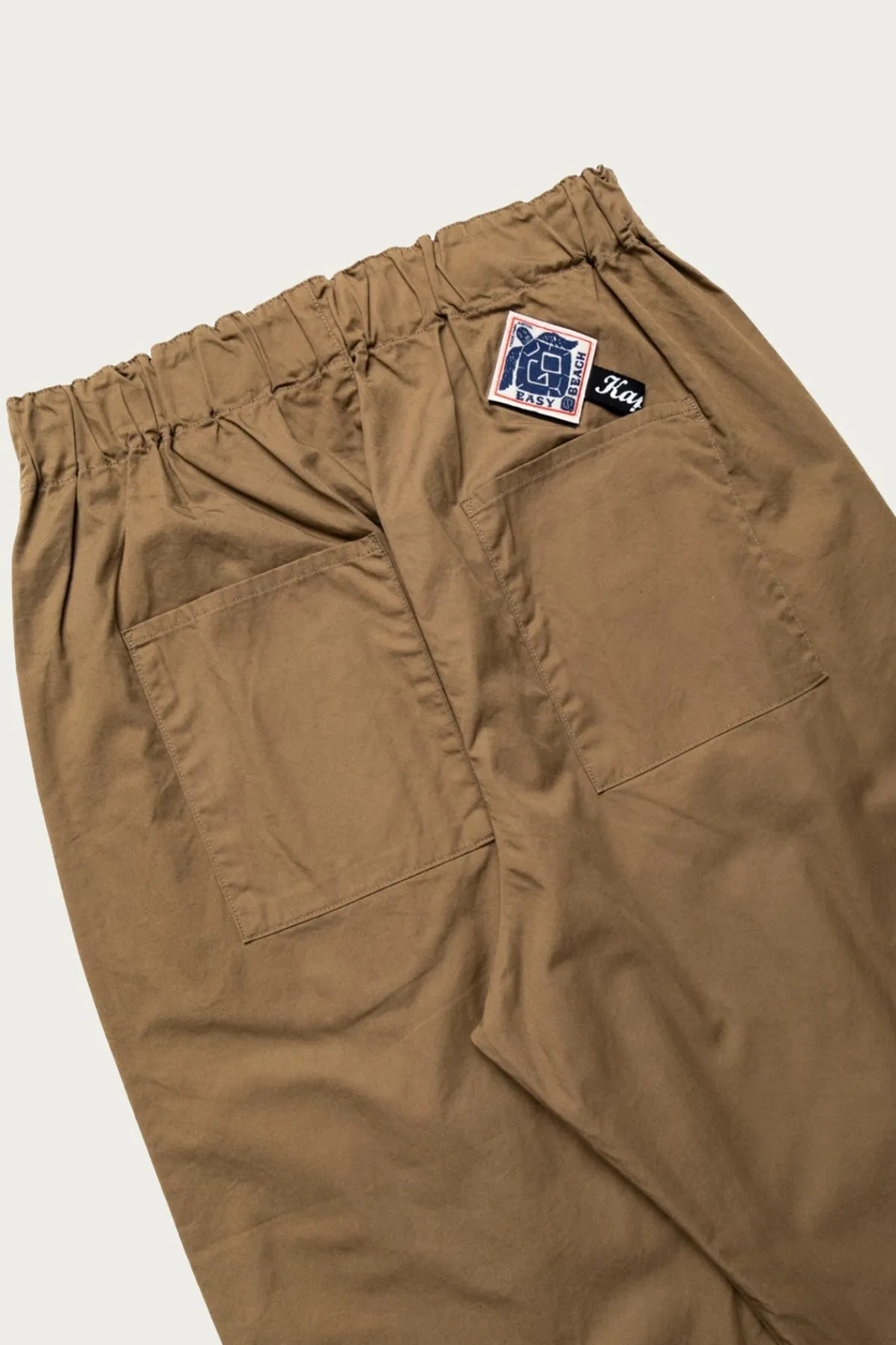 Kapital Combed Burberry Cotton EASY-BEACH-GO Pants - Beige< Pants