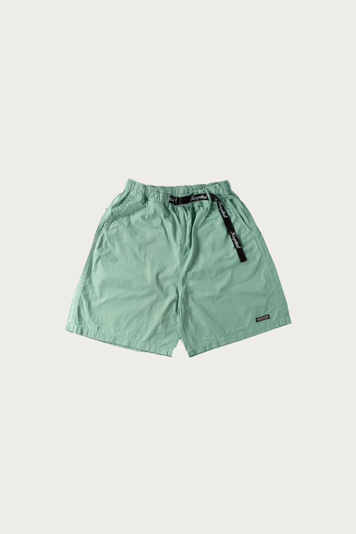 Kapital Combed Burberry EASY Short Pants - Mint< Shorts