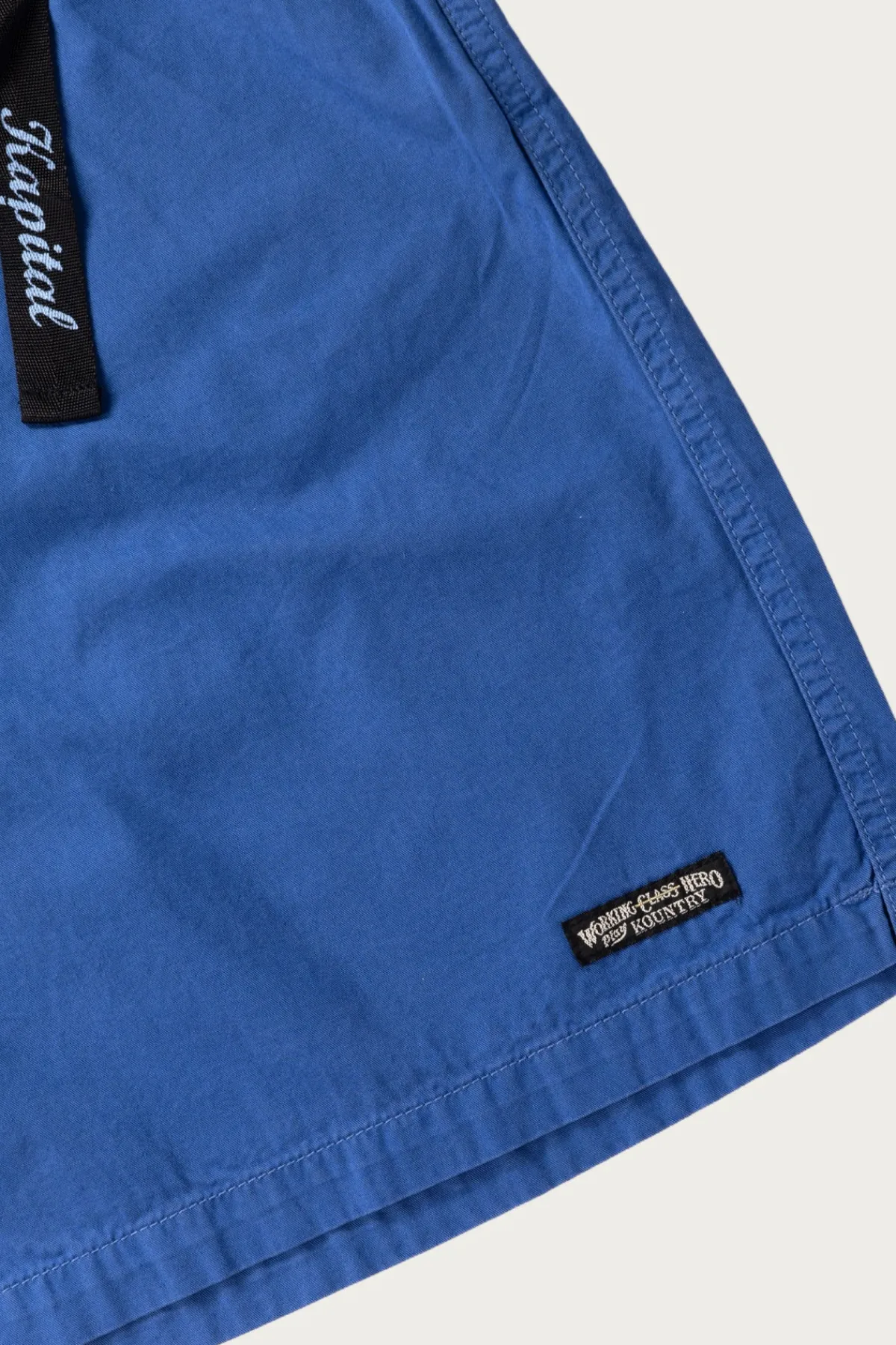 Kapital Combed Burberry EASY Short Pants - Blue< Shorts
