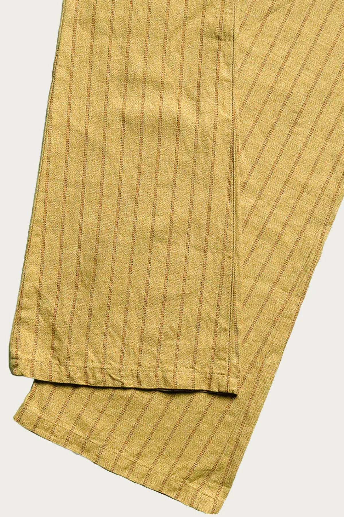 Kapital Cotton Linen GIBSON Stripe 5P FRISKO - Gold< Pants
