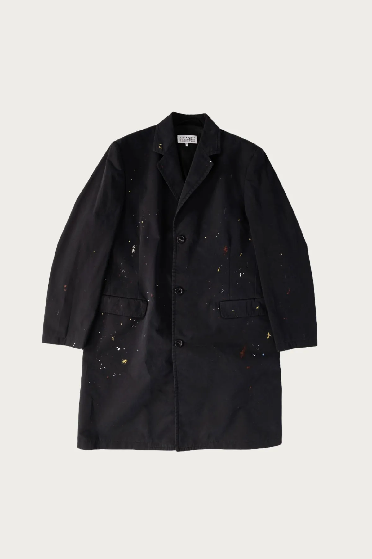 MM6 Maison Margiela Cotton Painter Jacket - Black< Coats, Jackets, And Vests