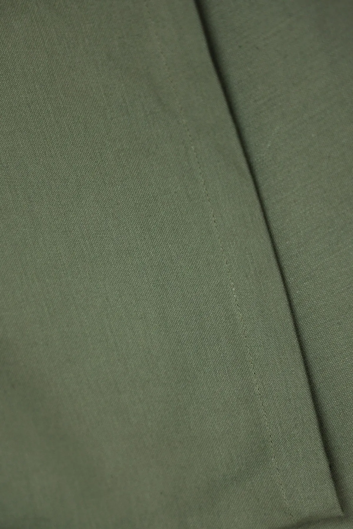 The Real McCoys Cotton Sateen OG-107 - Olive< Pants
