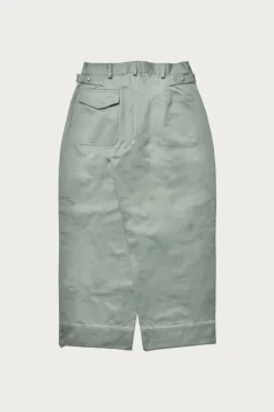 The Real McCoys Cotton Utility Trousers - USAF Sage Green< Pants