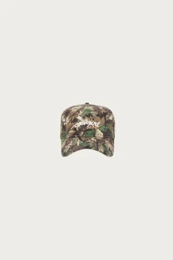 Cowgirl Script Hat - Camo< Accessories