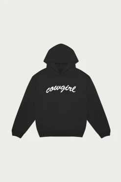 Cowgirl Script Hoodie - Vintage Black< Tees And Sweats