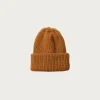 Rototo Cozy Chunky Beanie - Light Brown< Accessories