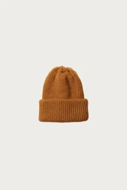 Rototo Cozy Chunky Beanie - Light Brown< Accessories