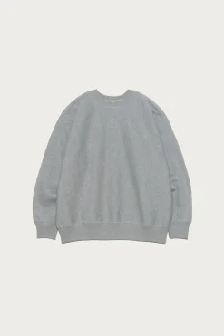 nanamica Crew Neck Sweat - Heather Gray< Sweaters
