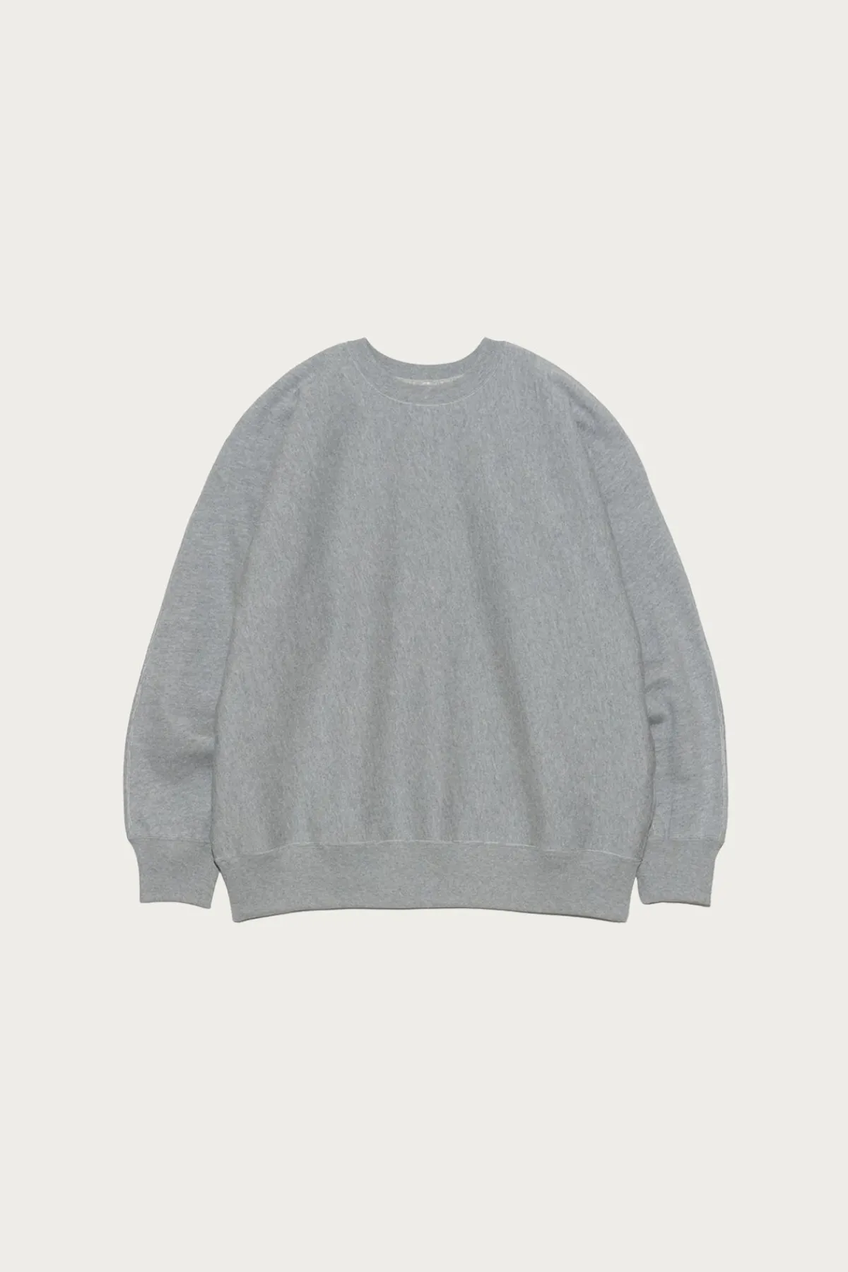 nanamica Crew Neck Sweat - Heather Gray< Sweaters